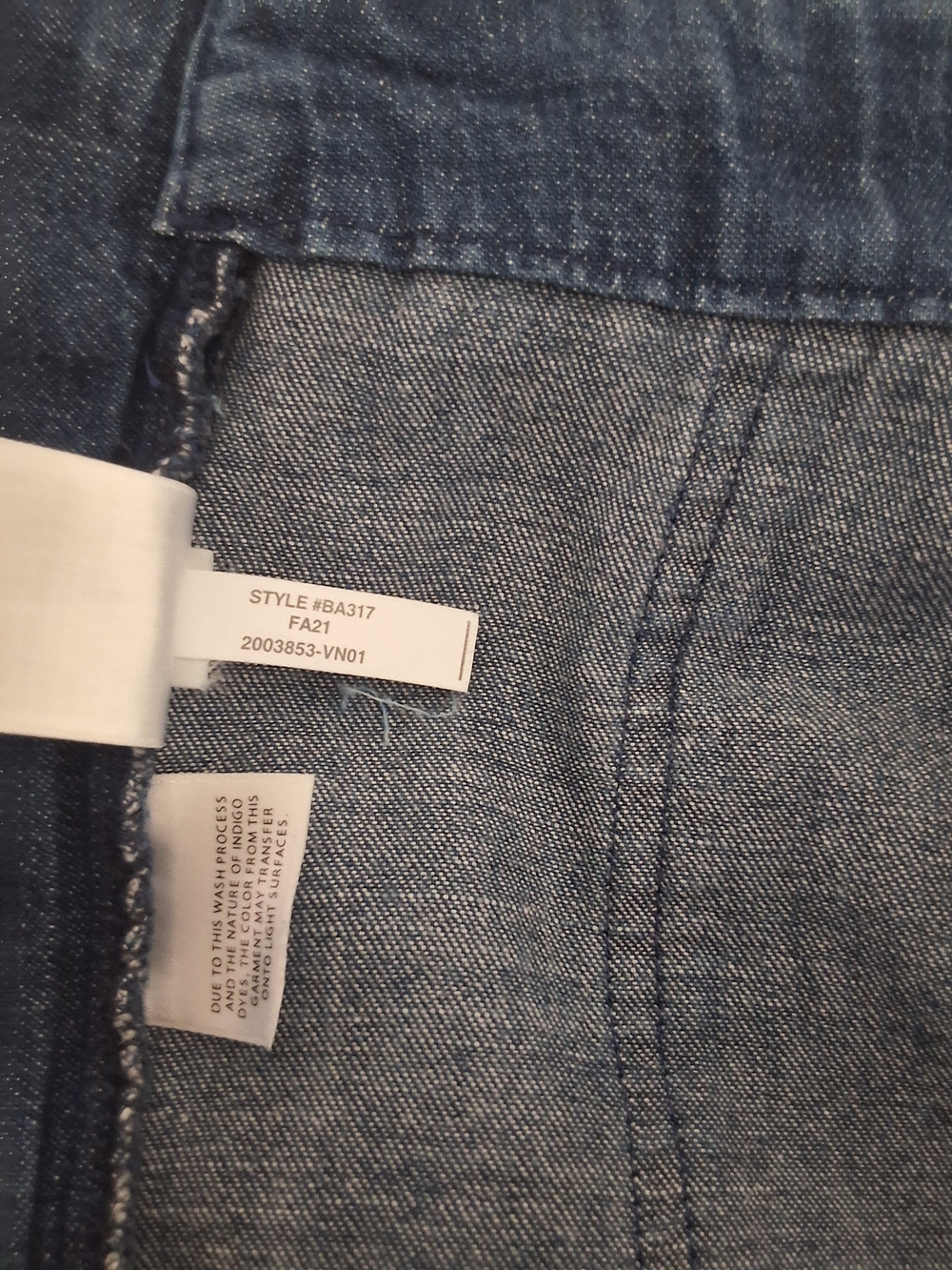 J. Crew Blue Lightweight Denim Drawstring Waist Pants - Picture 6 of 12